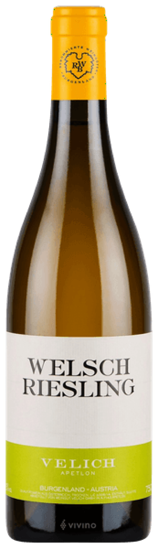 Fles Welschriesling van Heinz Velich