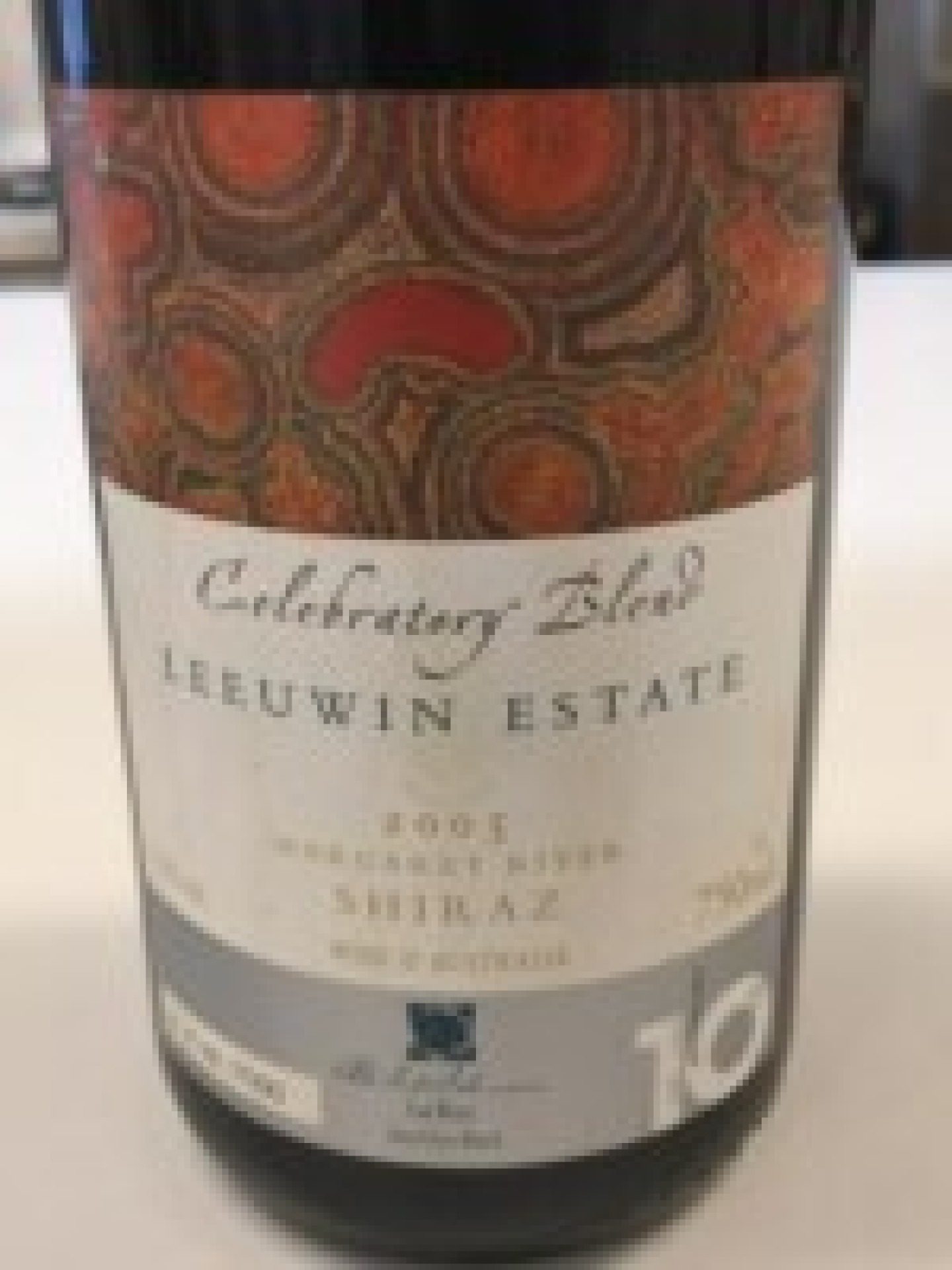 Etiket "Celebration Blend" Shiraz