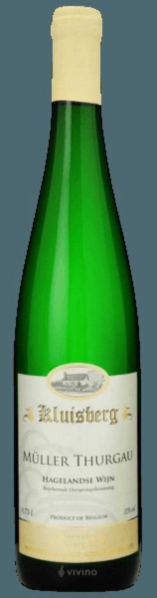 Etiket Wijnkelder Kluisberg Müller-Thurgau