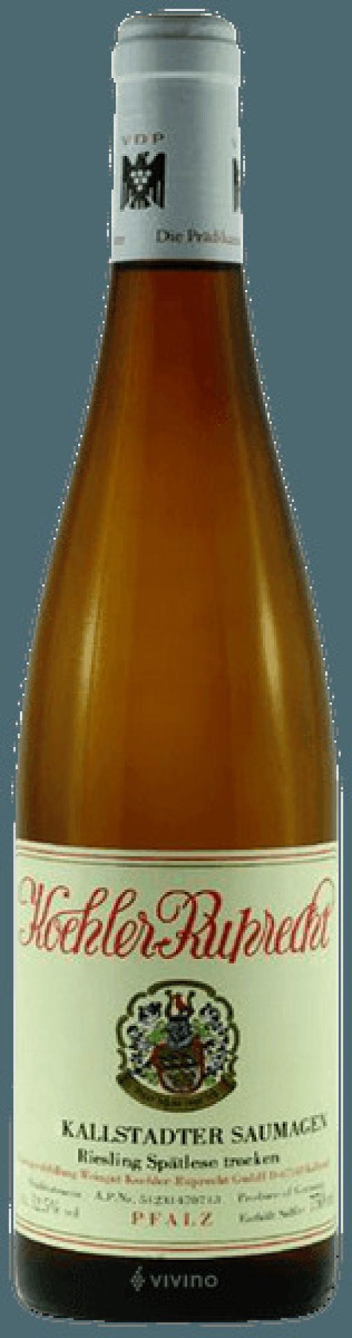 Fles Riesling Kallstadter Saumagen Spätlese Trocken van Köhler-Ruprecht