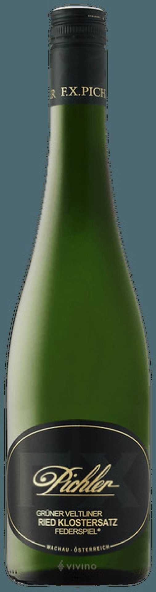 Fles Grüner Veltliner Federspiel Klostersatz van Weingut FX Pichler