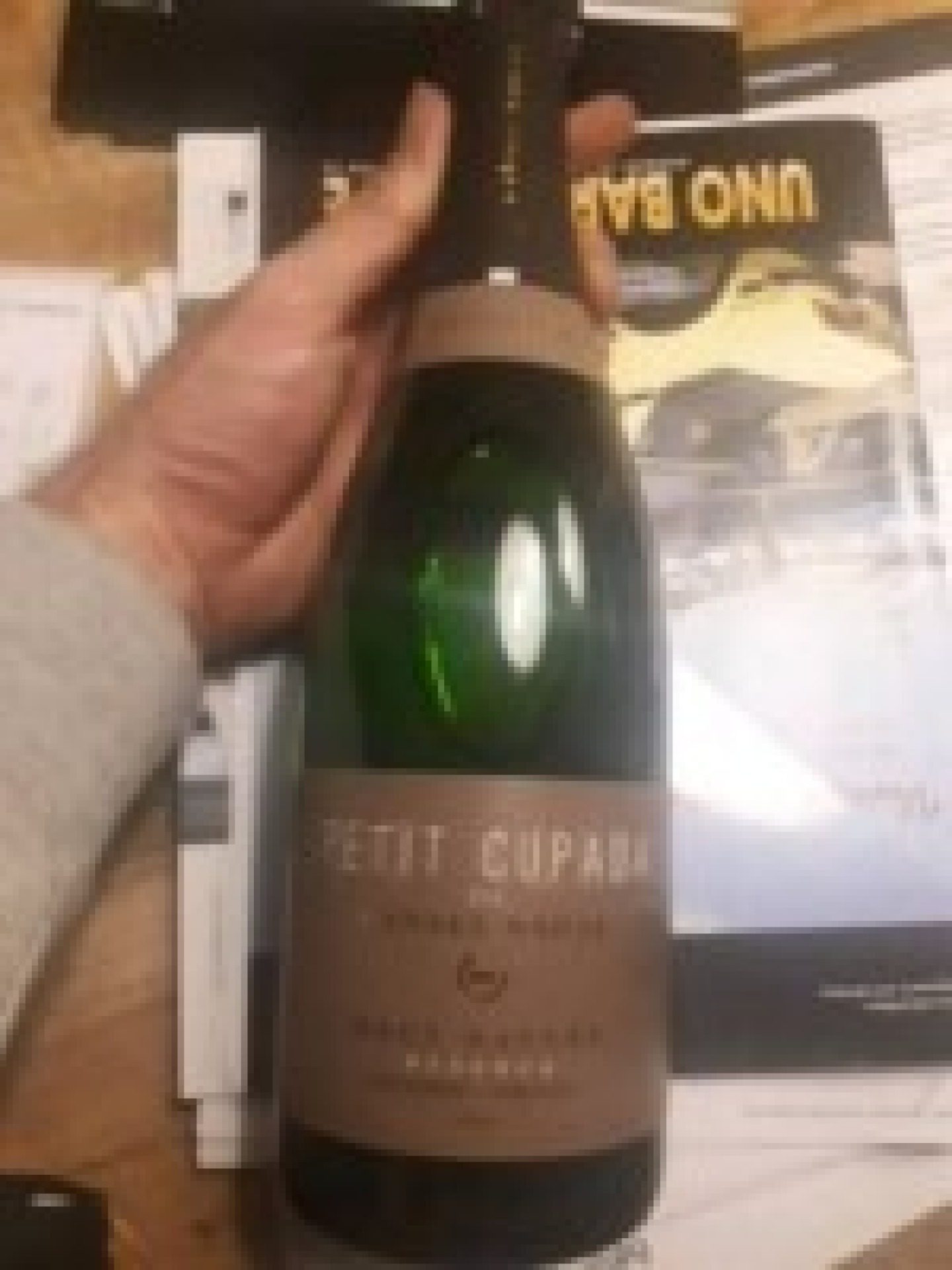Etiket Petit Cupada Reserva Brut Nature