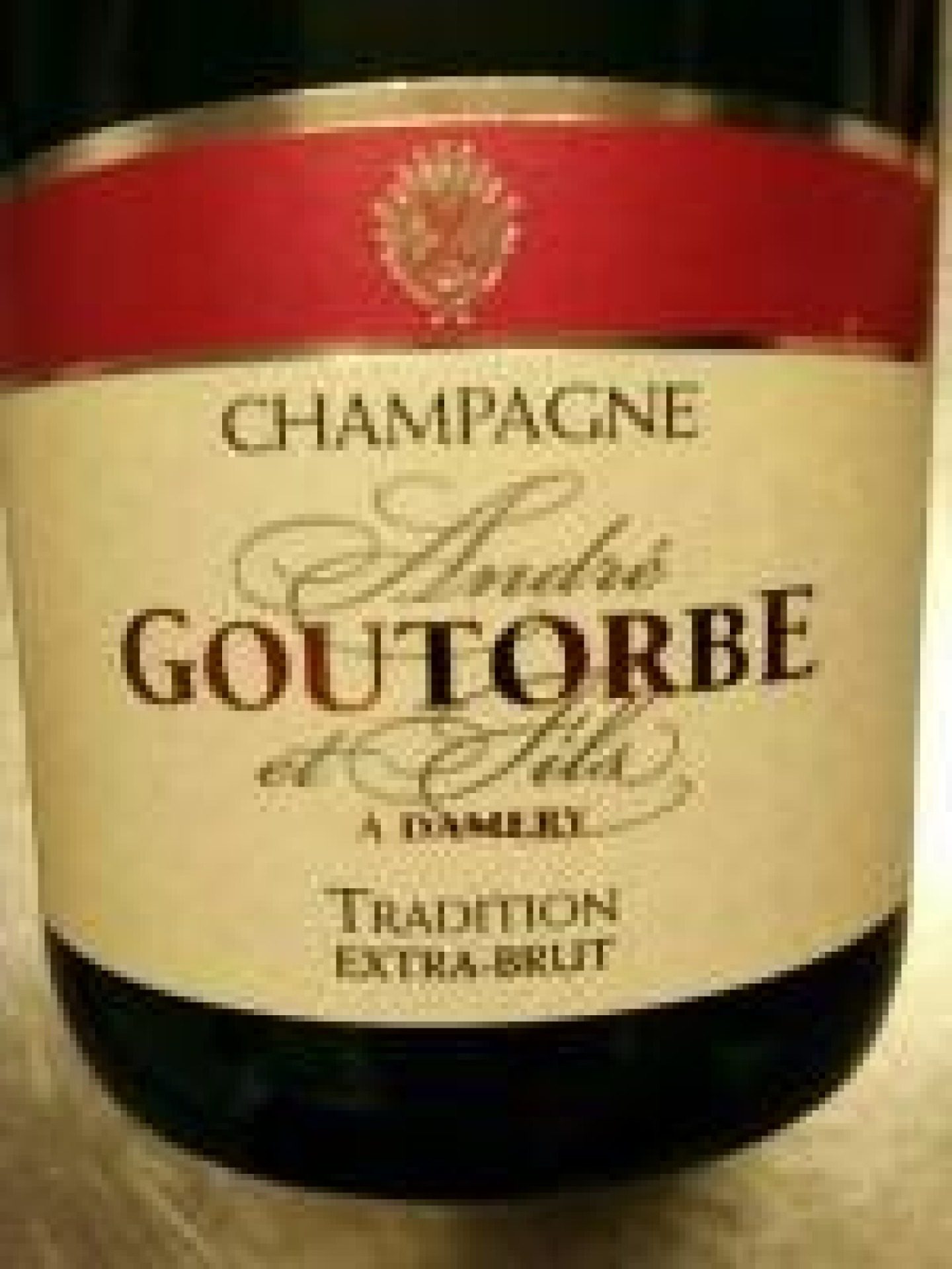 Fles Champagne Extra Brut van André Goutorbe