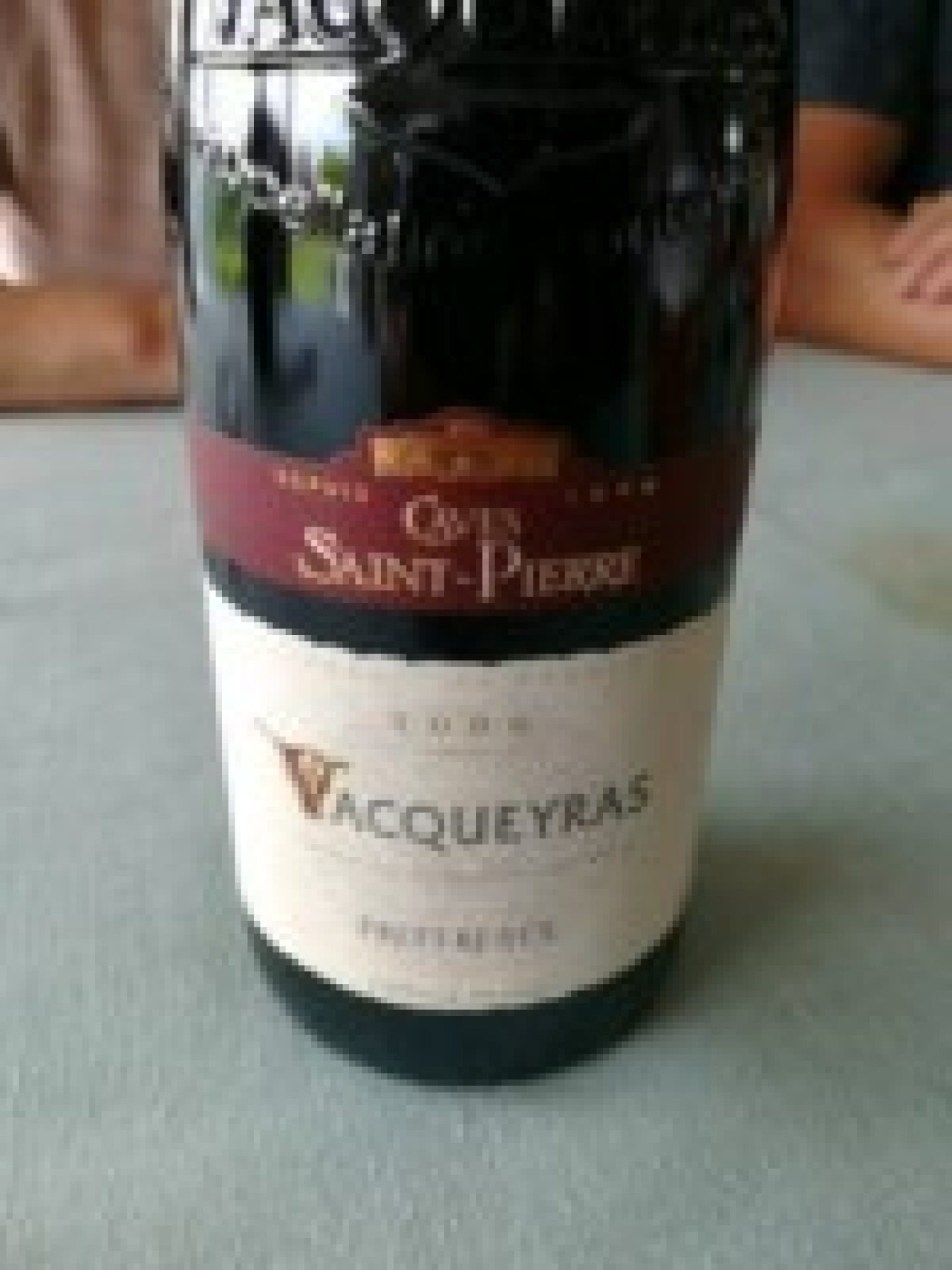Etiket Vacqueyras "Préférence"