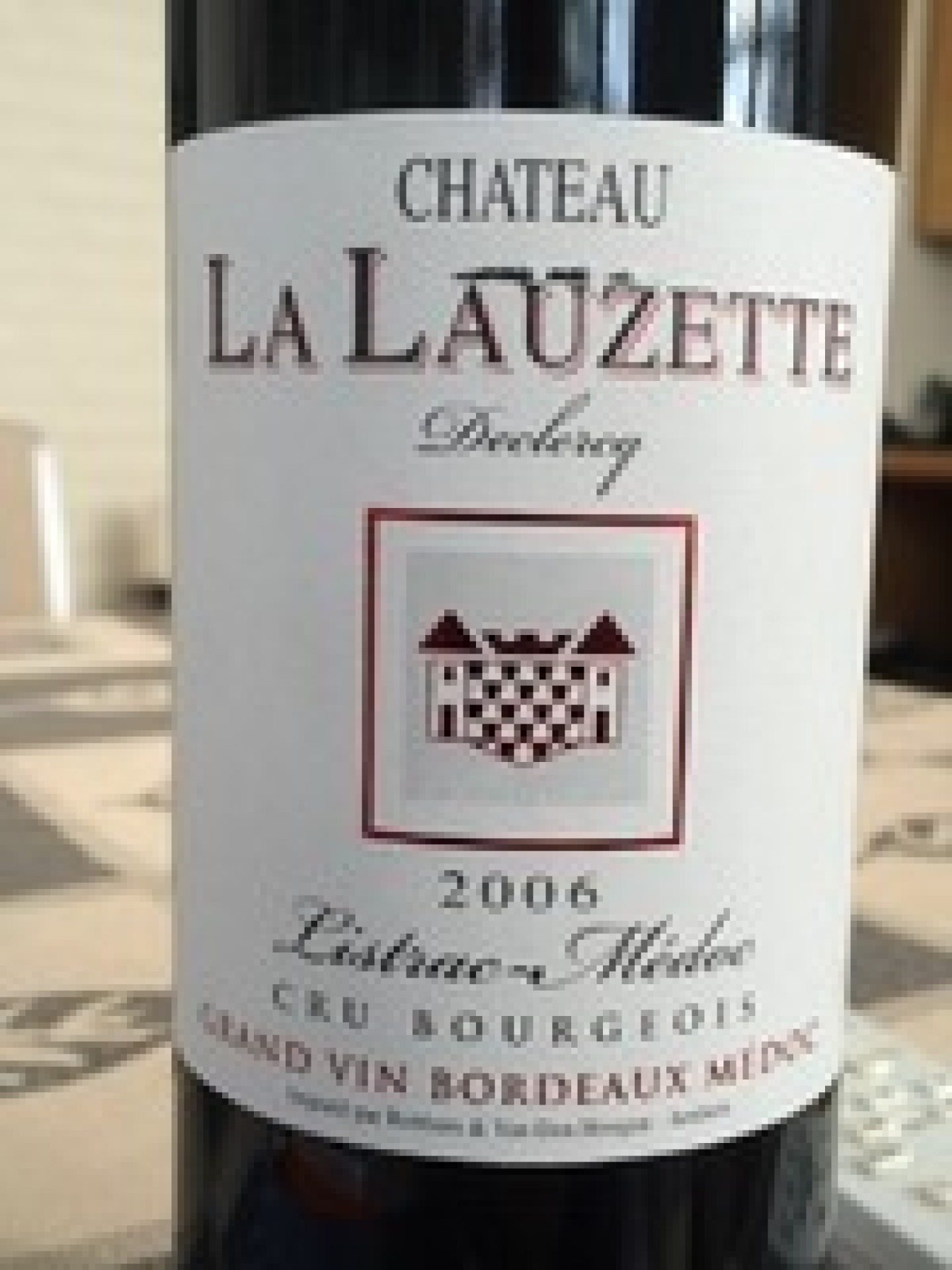 Etiket Château La Lauzette