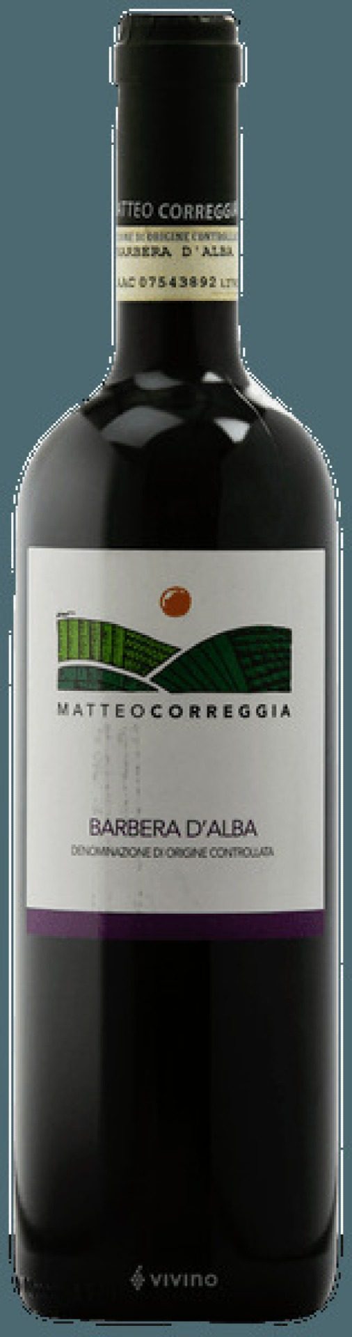 Etiket Barbera d'Alba
