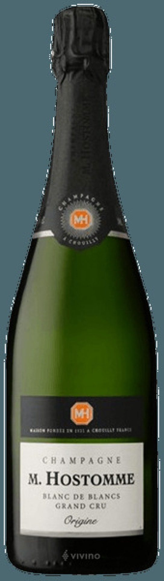 Etiket Grand Cru Blanc de Blancs Brut