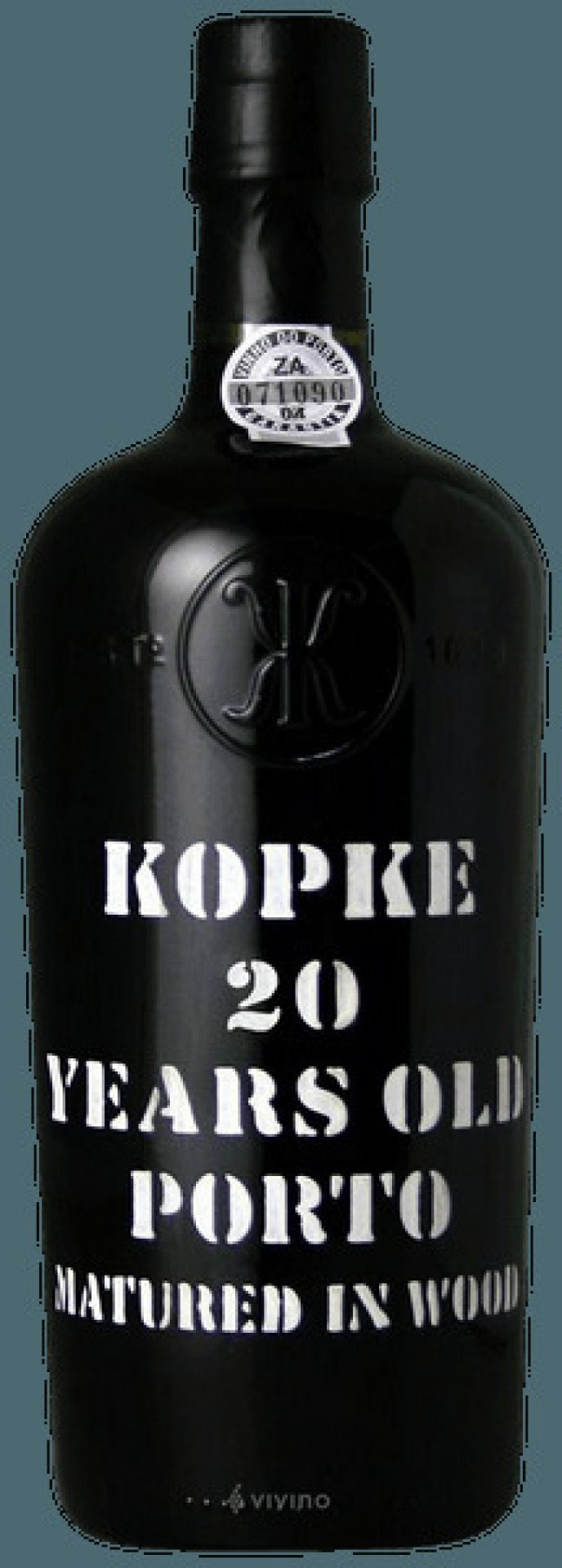 Etiket Kopke "1638" Tawny 20 Years