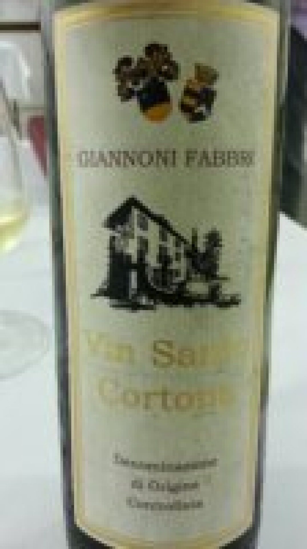 Etiket Vin Santo Cortona