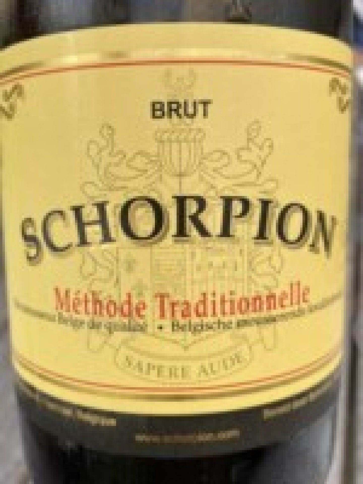 Fles Zwart Brut van Schorpion
