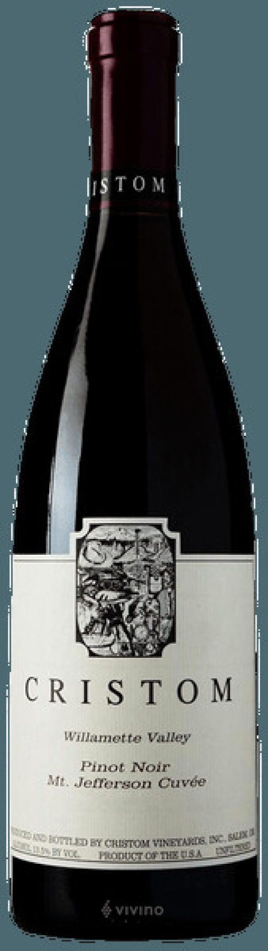 Etiket Mt. Jefferson Cuvée Pinot Noir