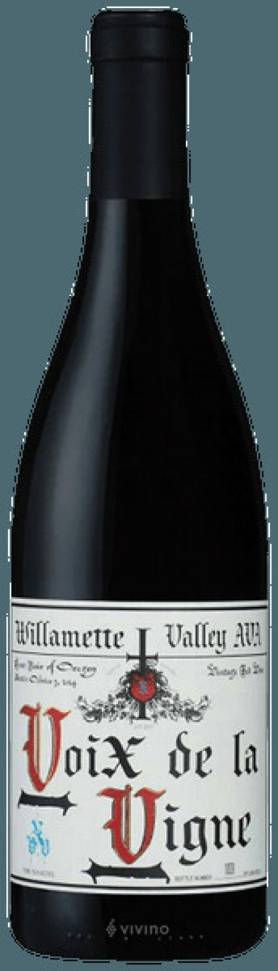 Etiket Pinot Noir Willamette Valley