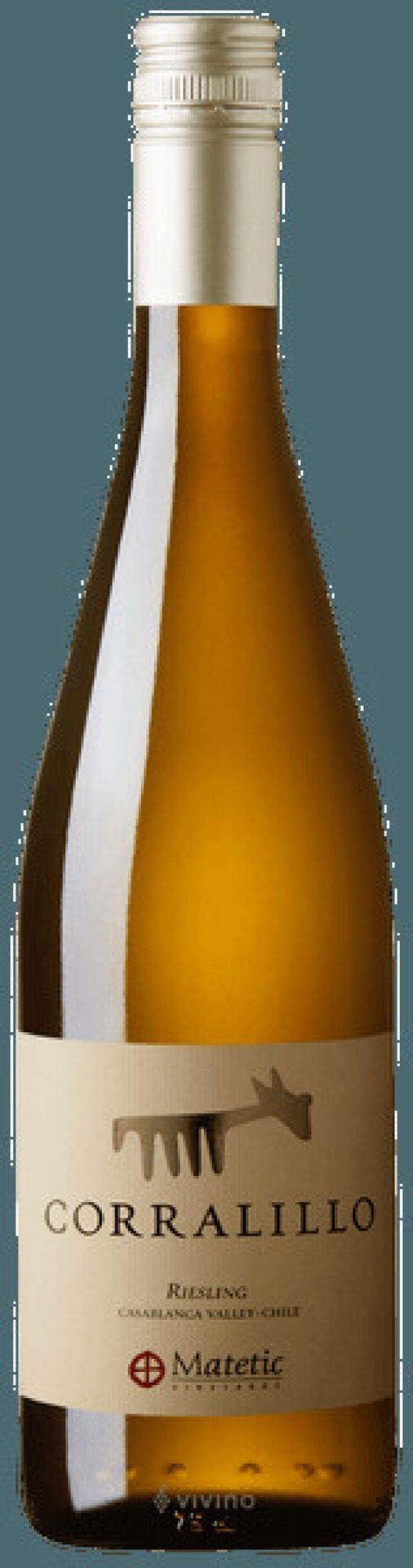 Fles Corralillo Riesling van Matetic