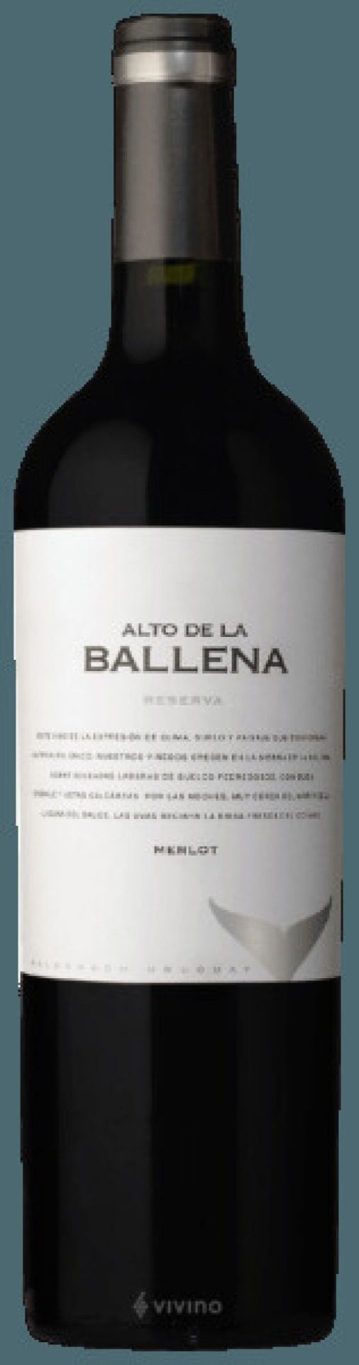 Etiket Alto de la Ballena Reserva Merlot