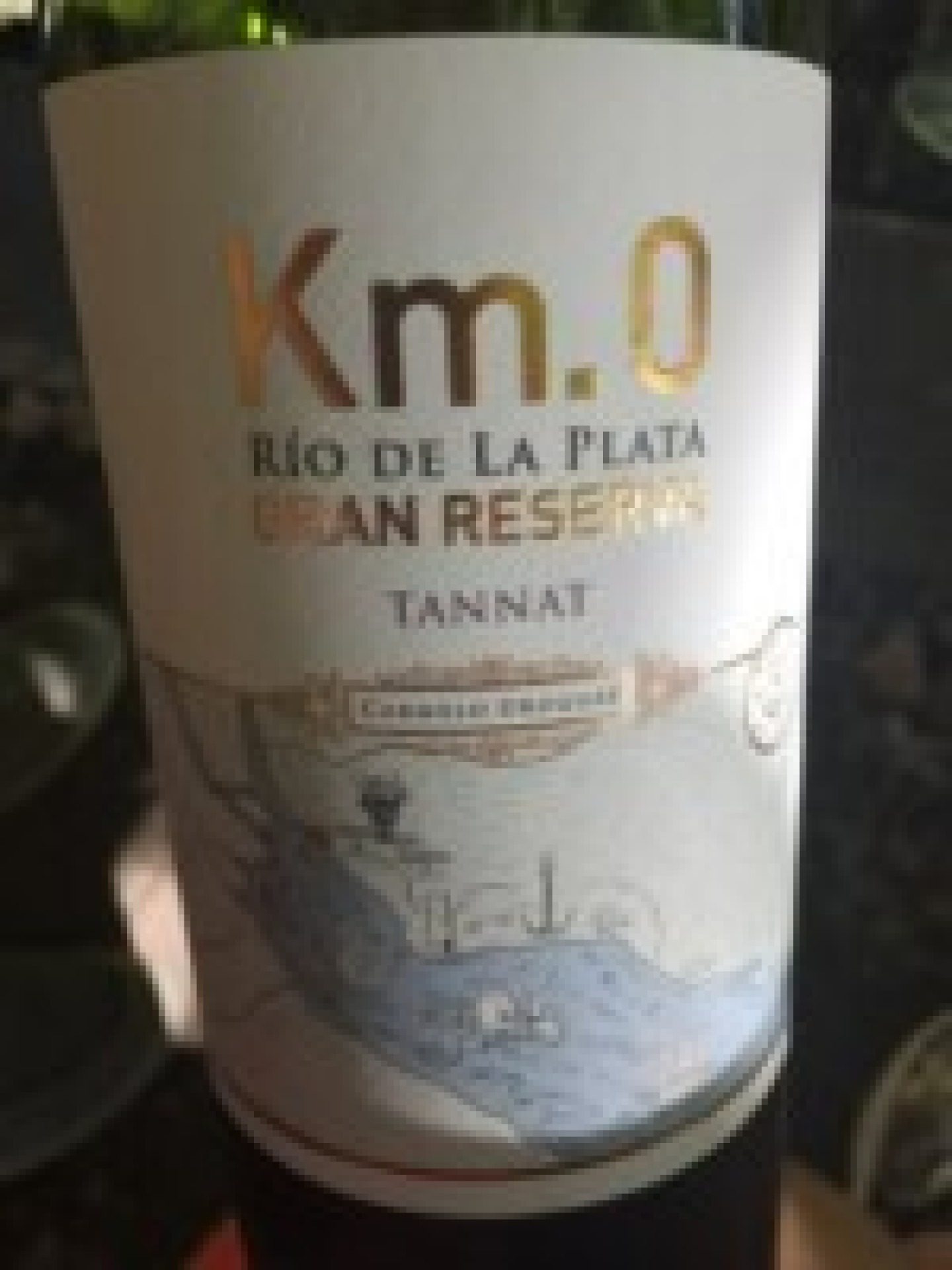 Fles KM. 0 Gran Reserva Tannat van Familia Irurtia