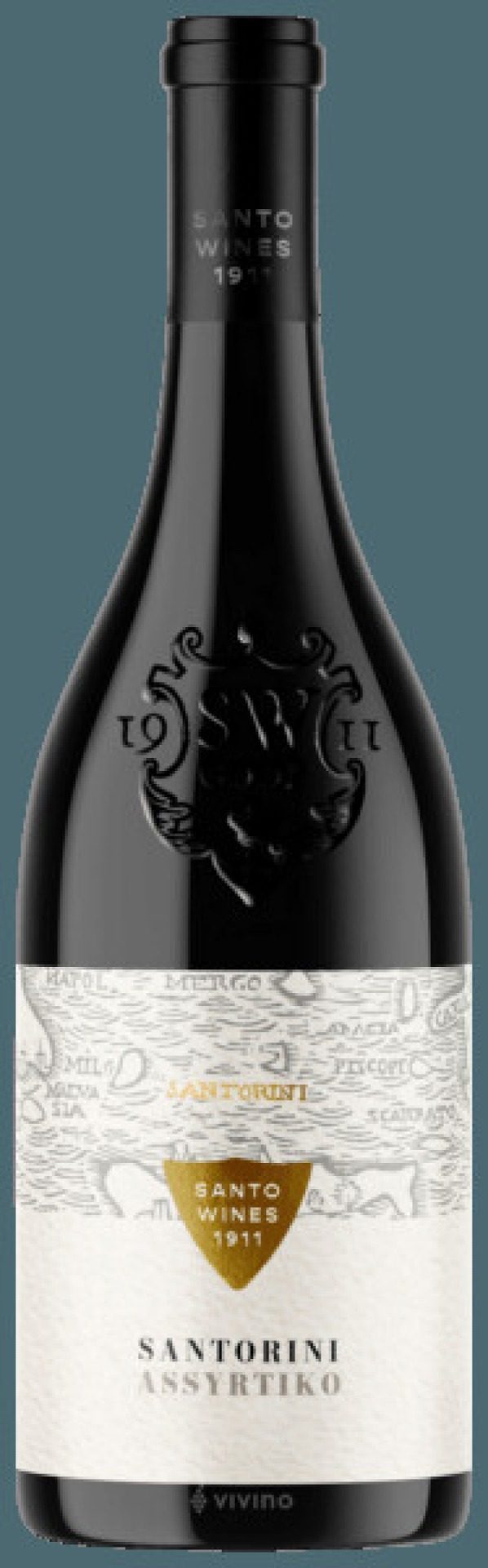 Fles Santorini Assyrtiko van Santo Wines