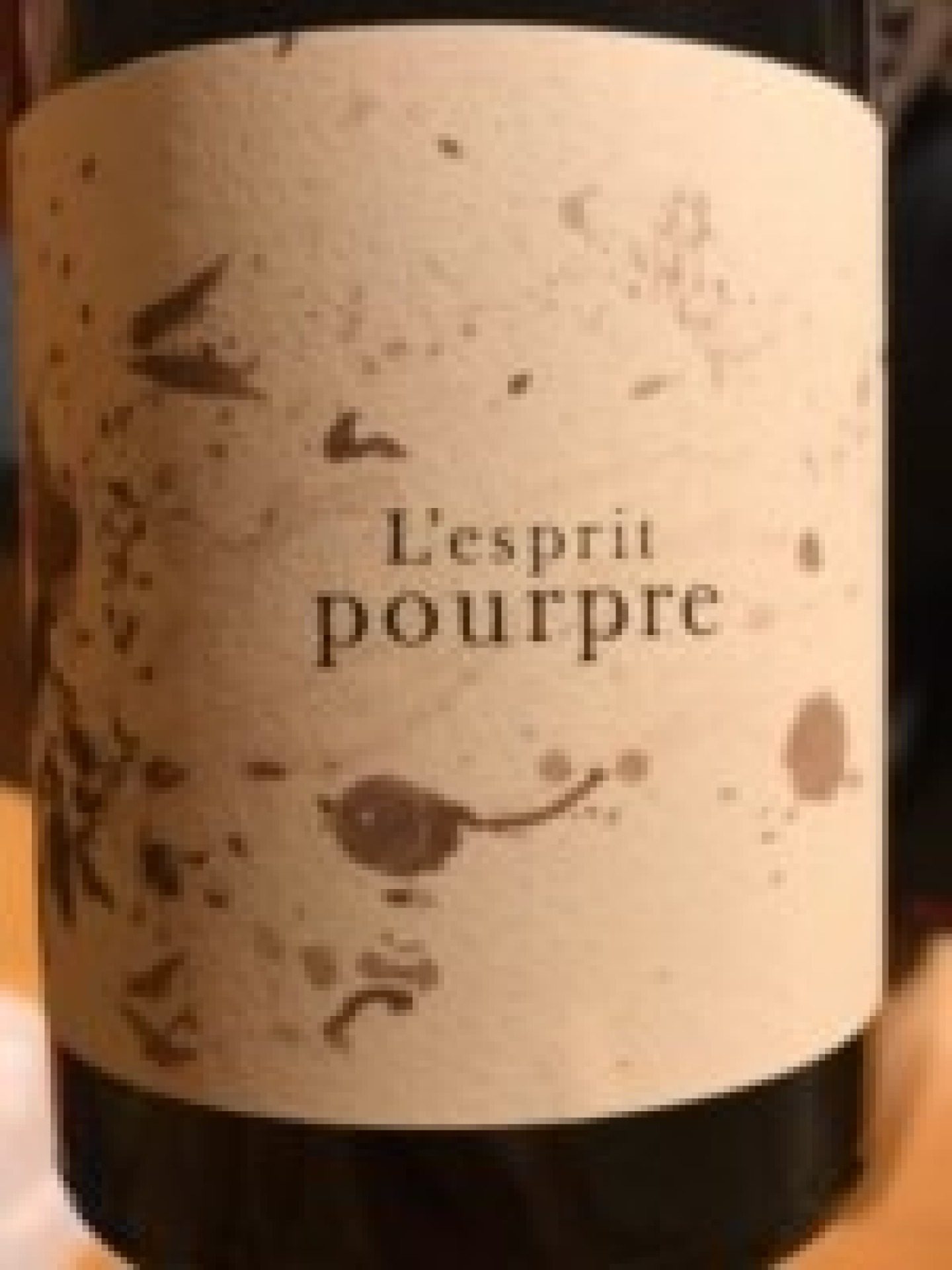 Fles L'Esprit Pourpre van Les Petits Riens