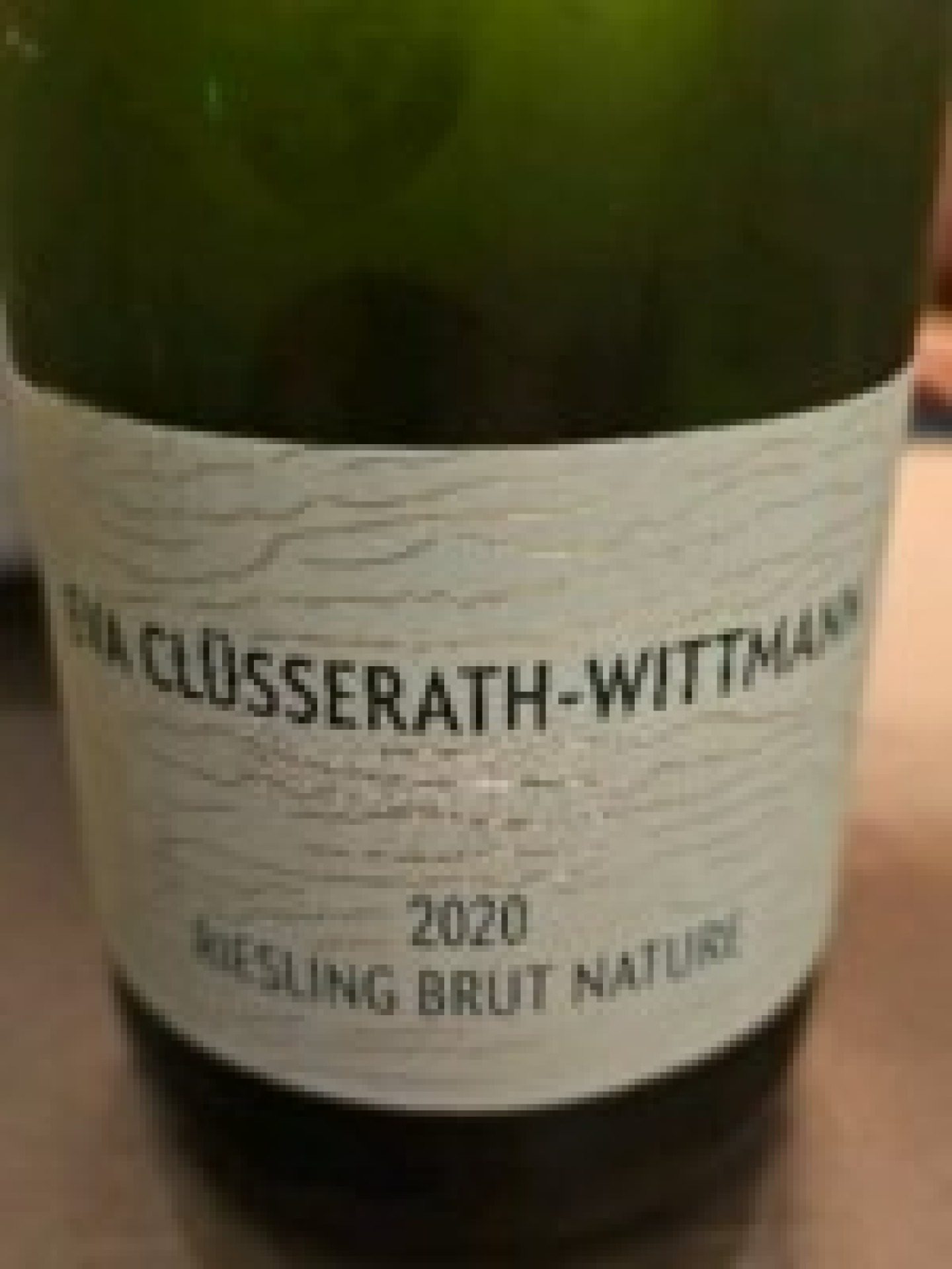 Etiket Riesling Brut Nature