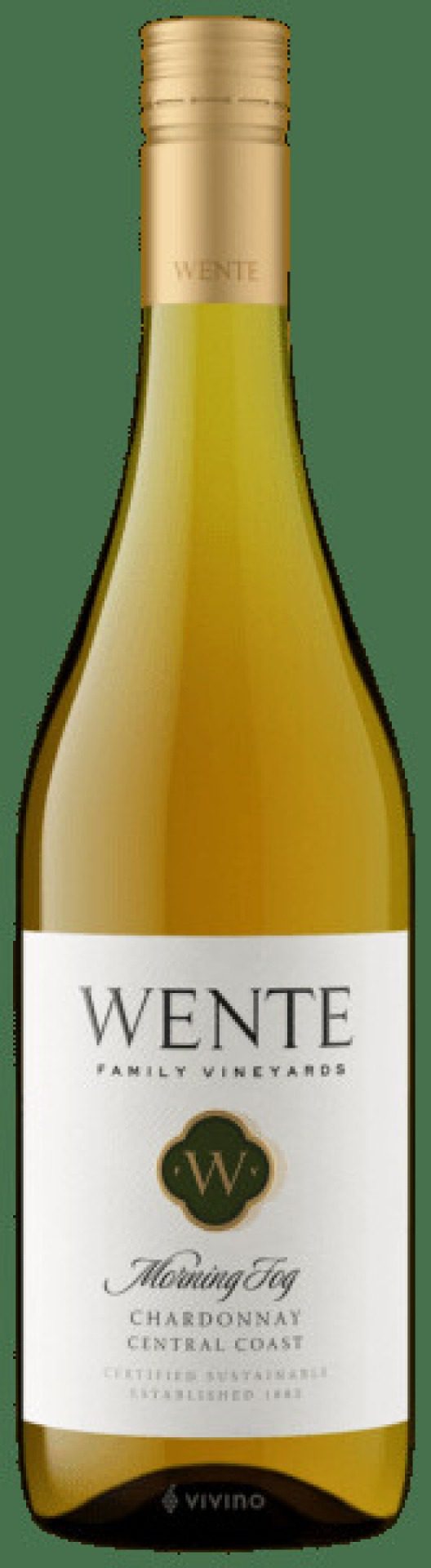 Fles Morning Fog Chardonnay van Wente Vineyards