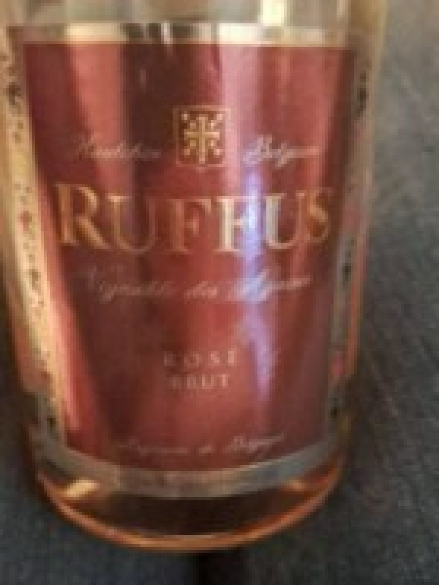 Fles Cuvée Ruffus Rosé Brut van Le Vignoble des Agaises