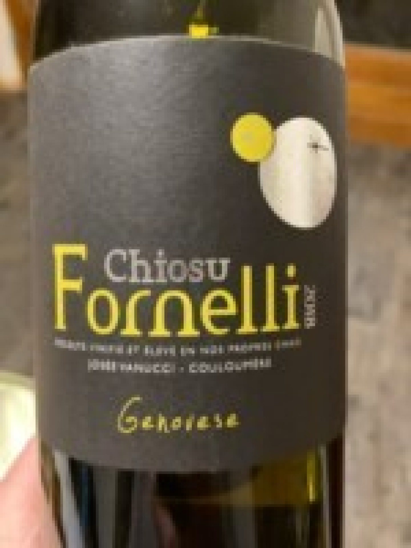 Etiket Chiosu Fornelli Genovese