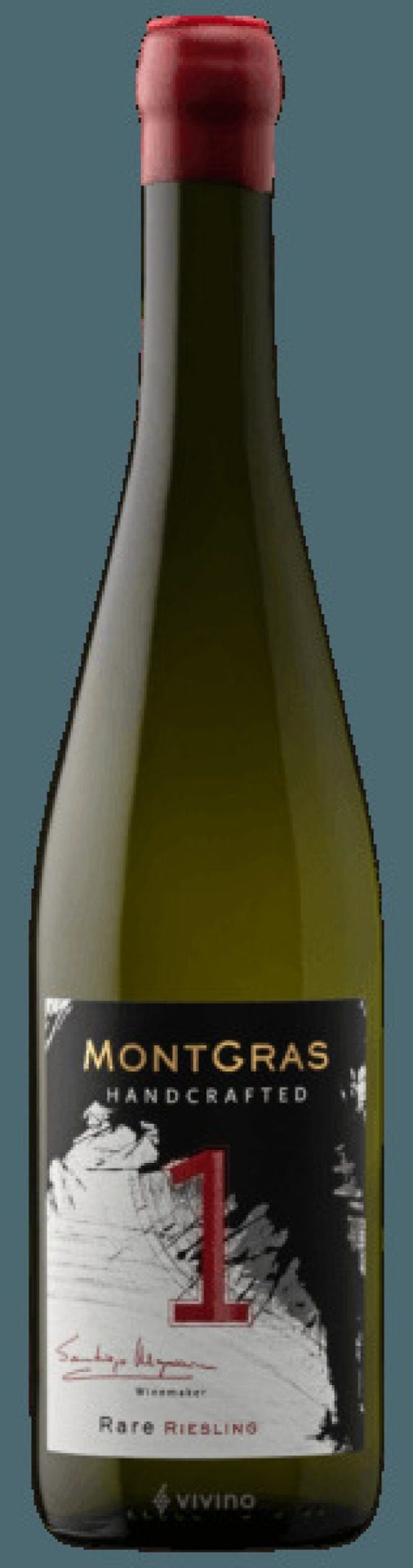 Etiket Handcrafted 1 Rare Riesling
