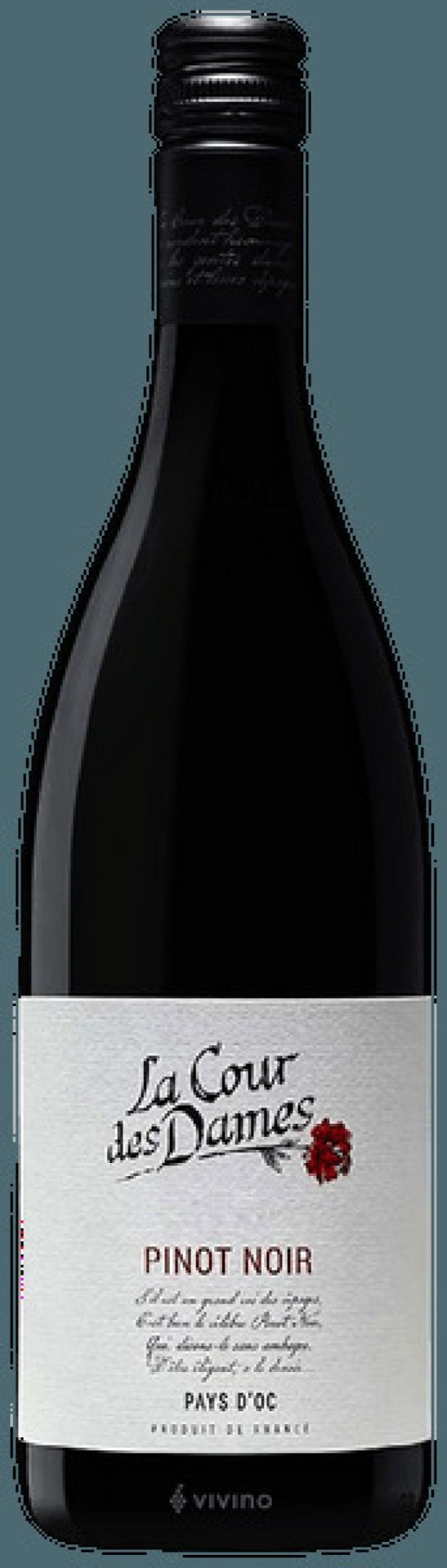 Fles Pinot Noir van La Cour des Dames